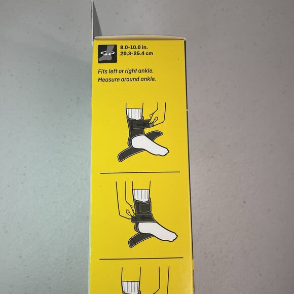 3M FUTURO Ankle Brace Performance Stabilizer Firm Support Adjustable Black 8-10” - Picture 2 of 7